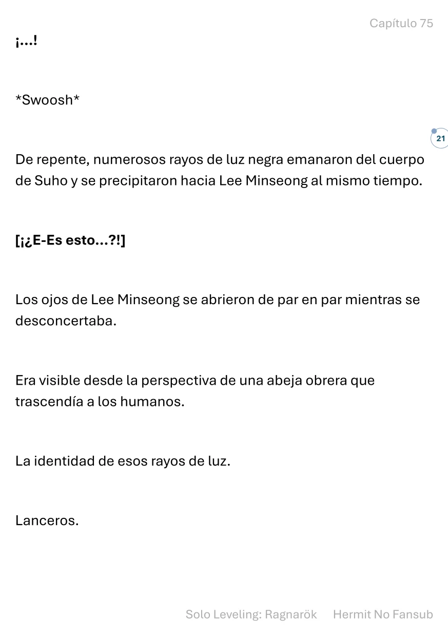 Página 22 del Manga