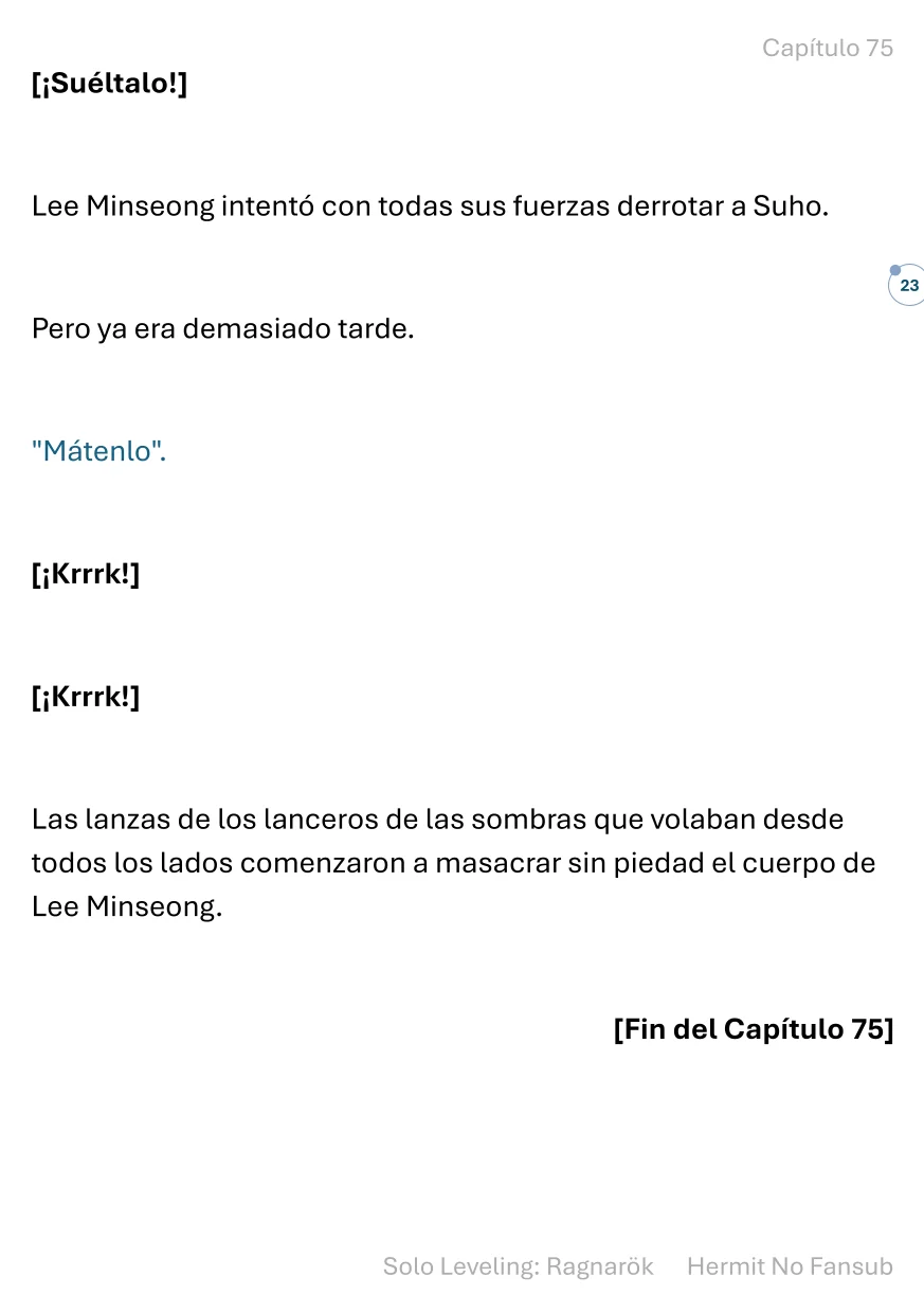 Página 24 del Manga