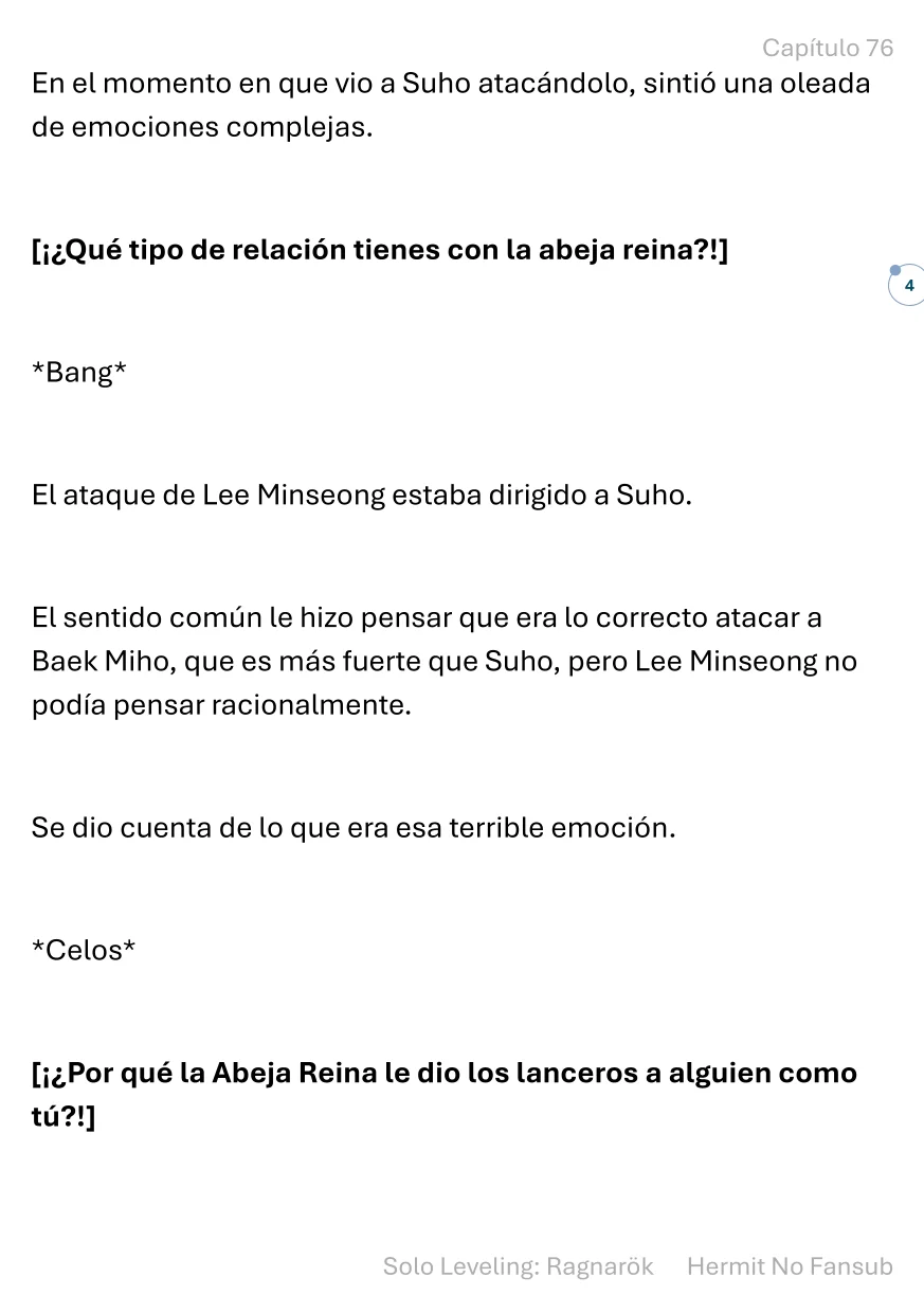 Página 4 del Manga
