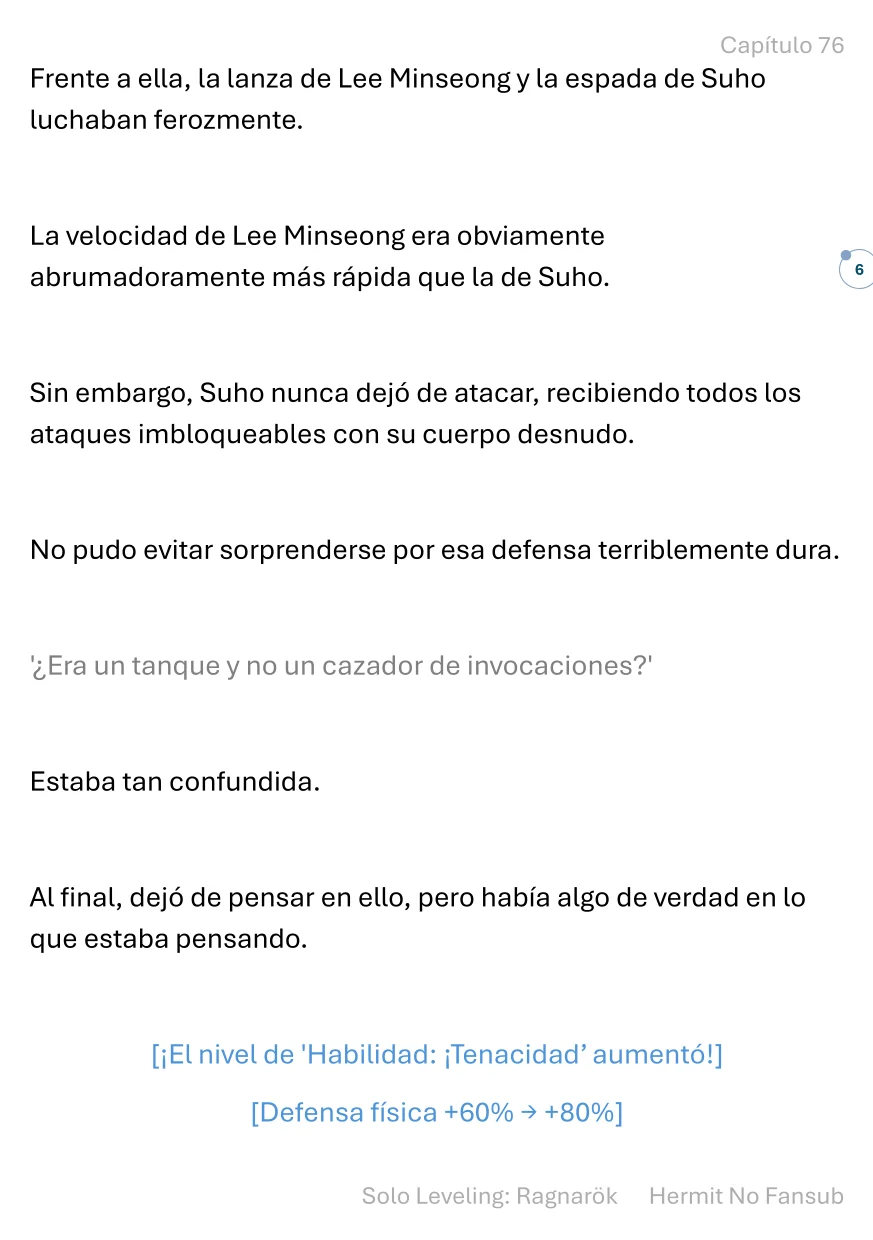 Página 6 del Manga