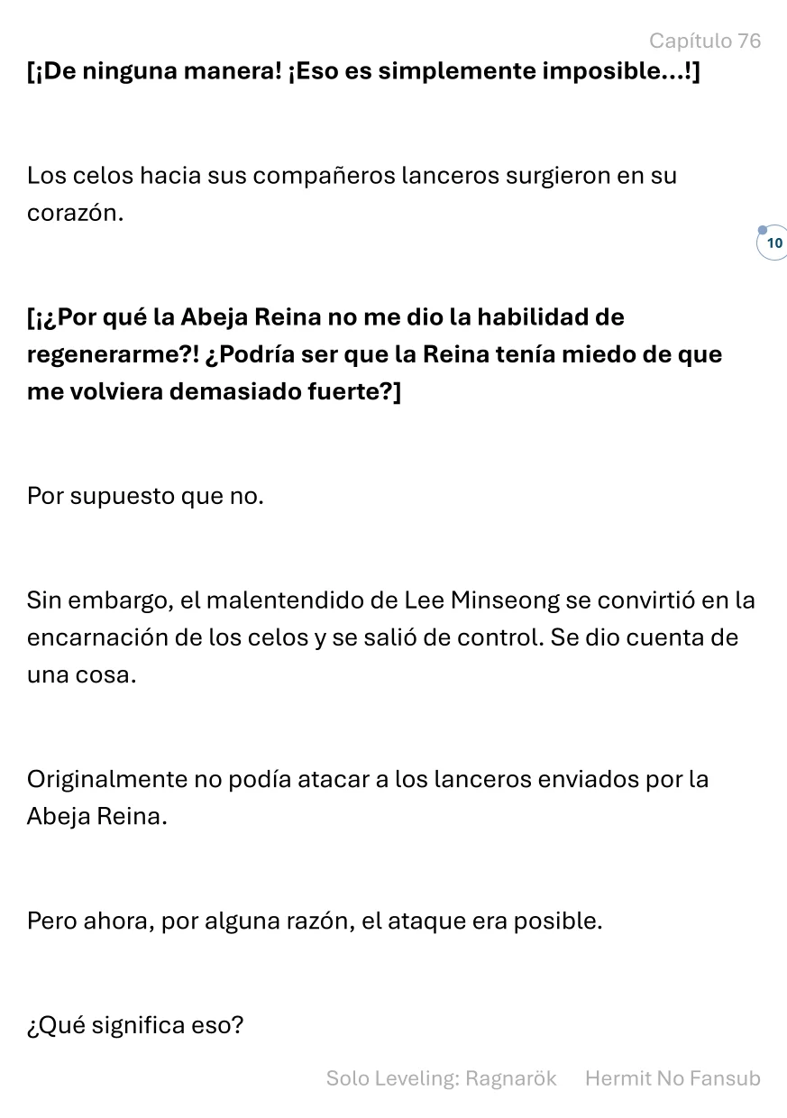 Página 10 del Manga