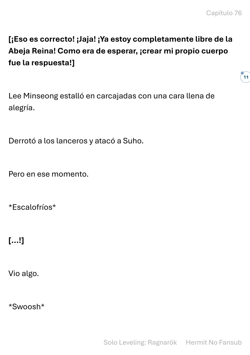 Página 11 del Manga