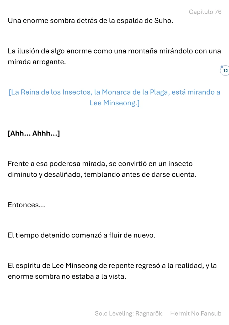 Página 12 del Manga