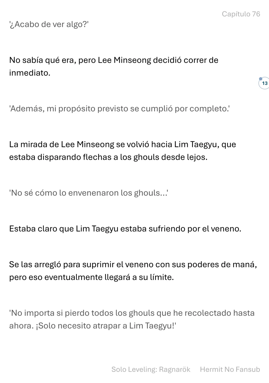 Página 13 del Manga