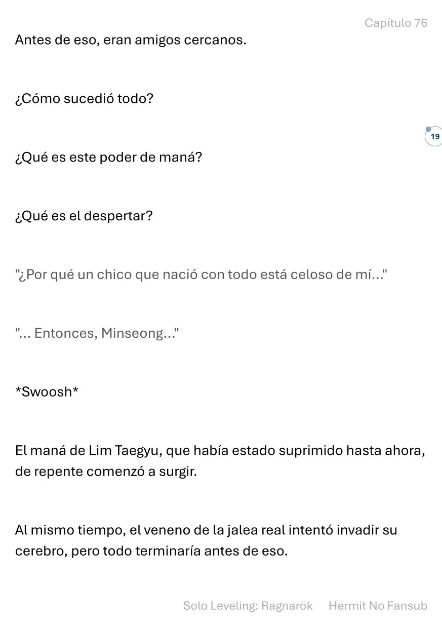 Página 19 del Manga