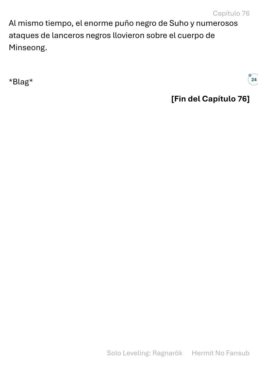 Página 24 del Manga
