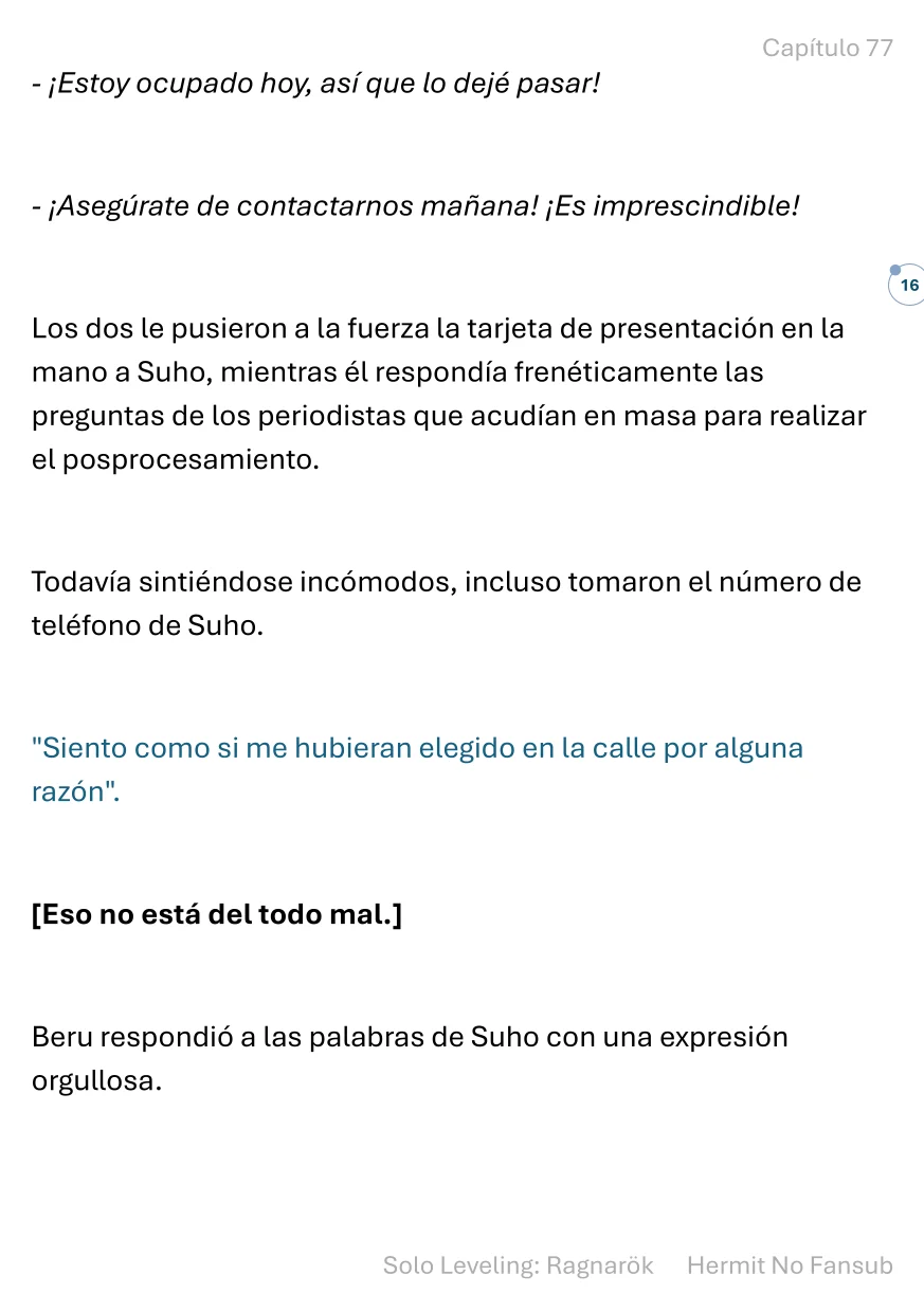 Página 17 del Manga