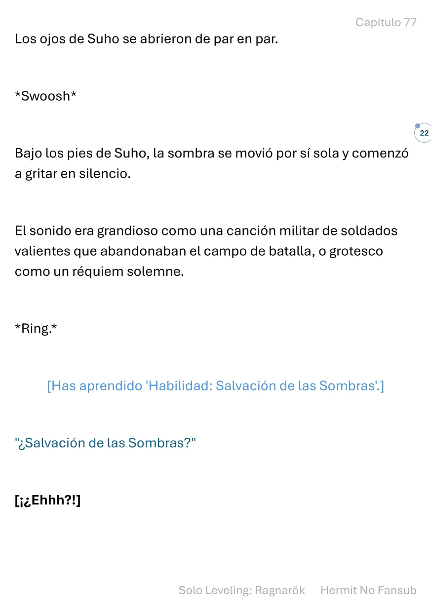 Página 23 del Manga