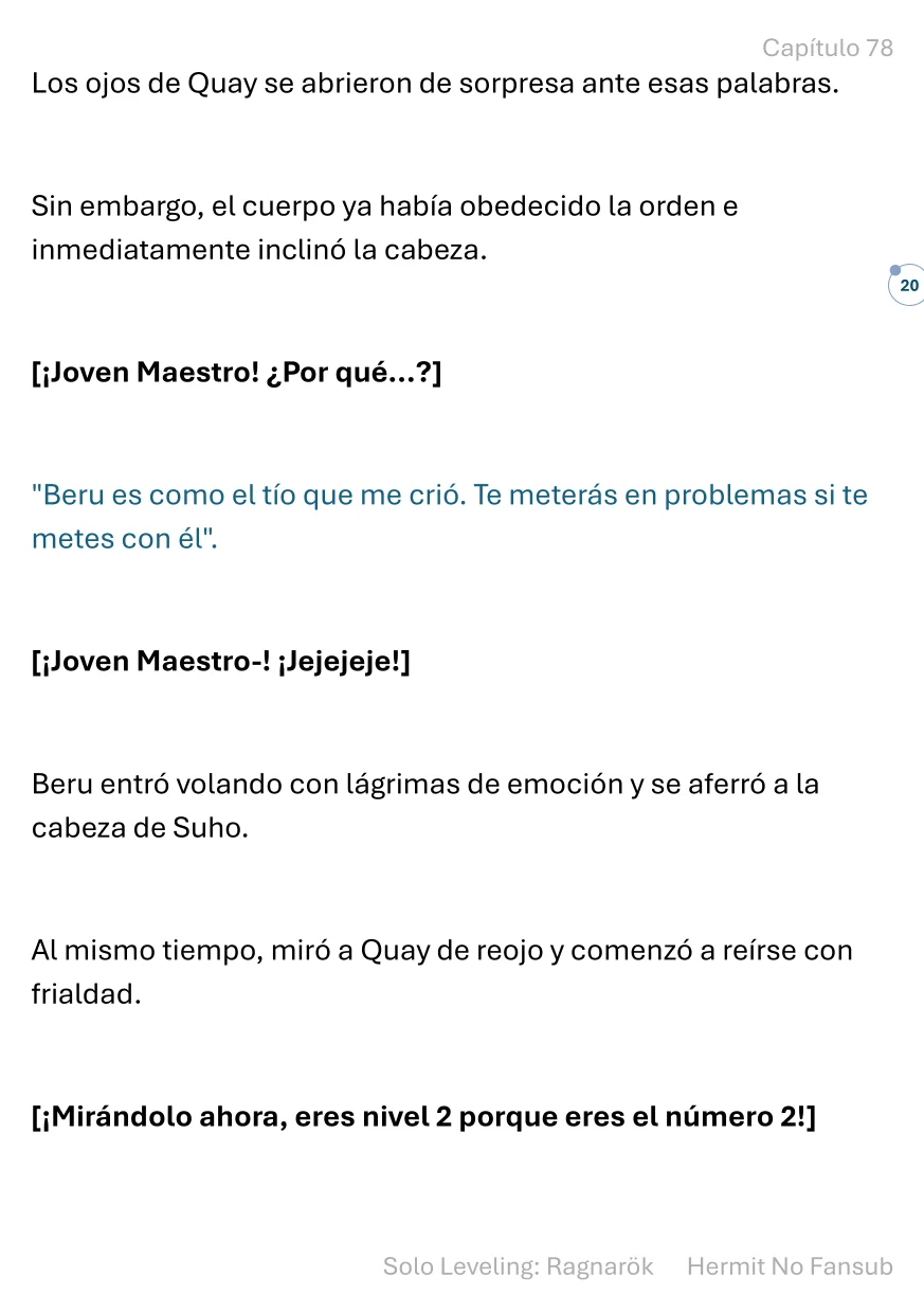 Página 21 del Manga