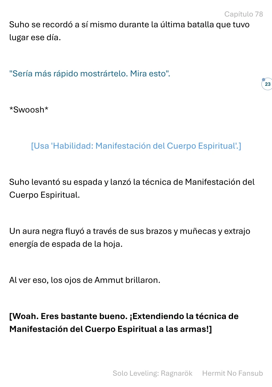 Página 24 del Manga