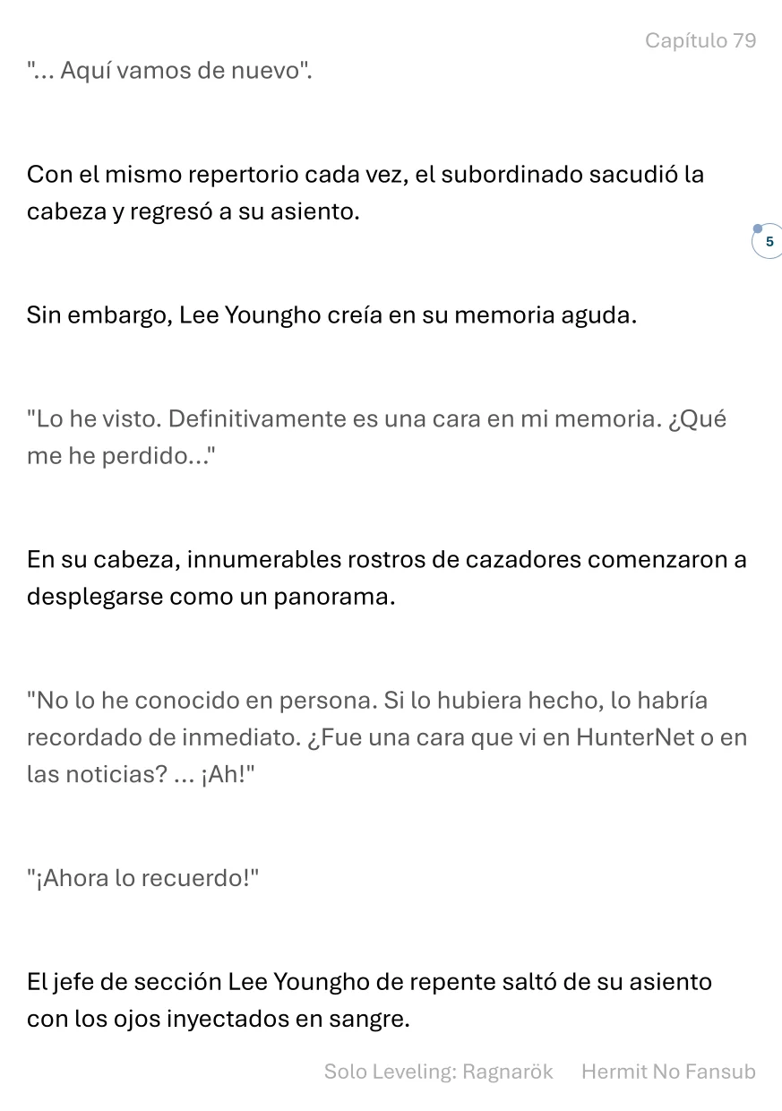 Página 5 del Manga