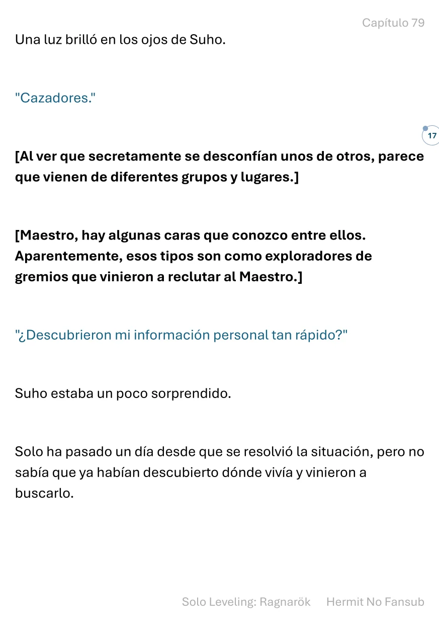 Página 17 del Manga