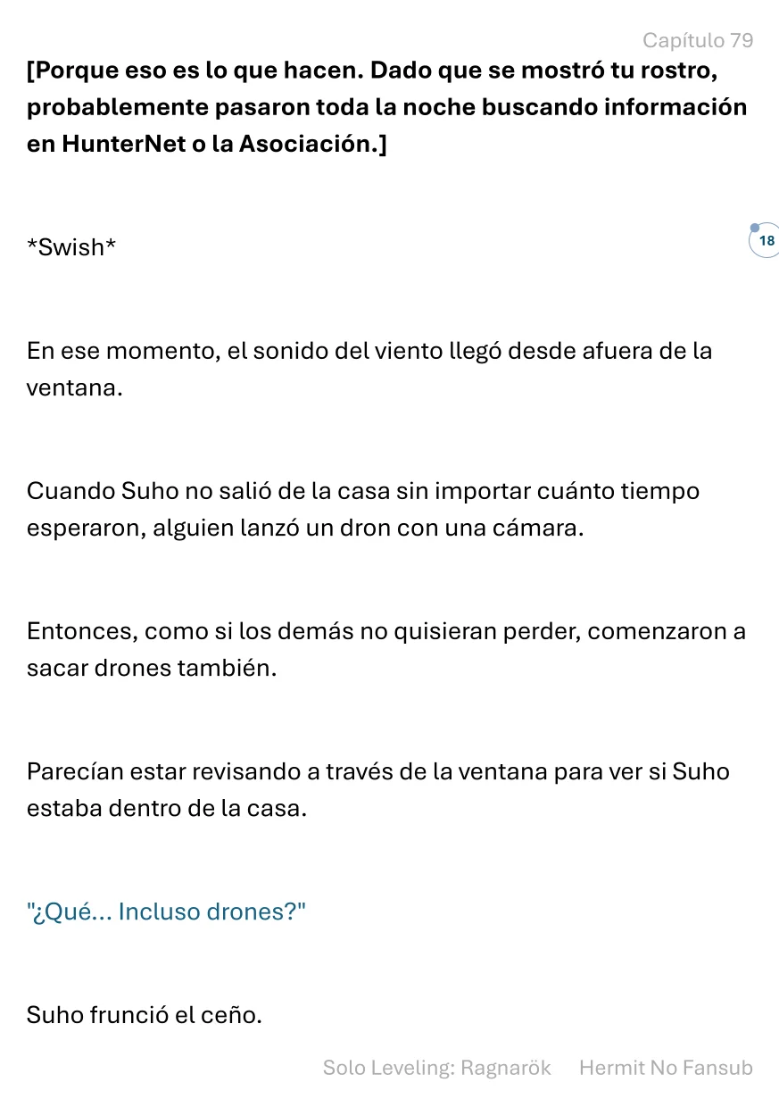 Página 18 del Manga