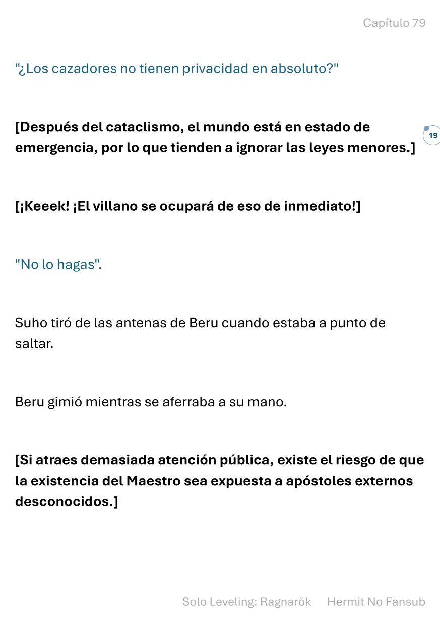 Página 19 del Manga