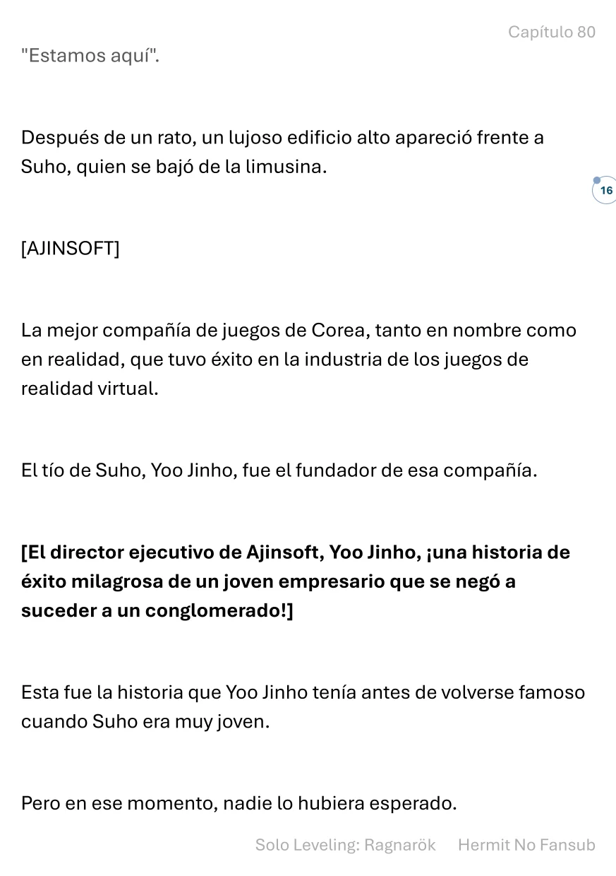 Página 17 del Manga