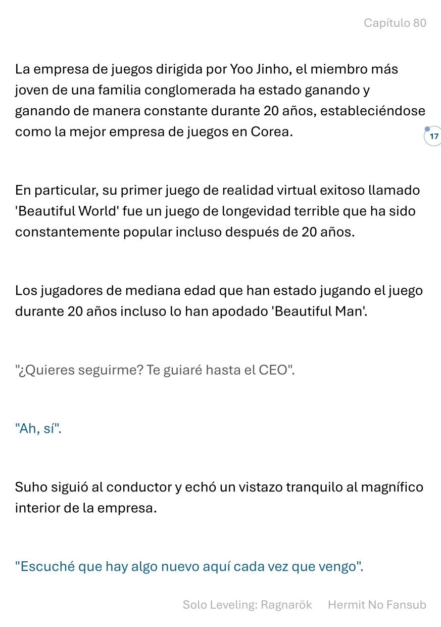 Página 18 del Manga