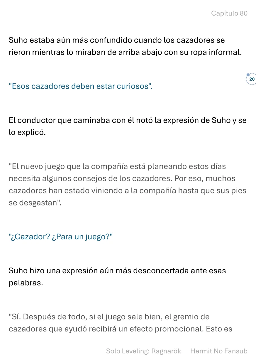 Página 21 del Manga