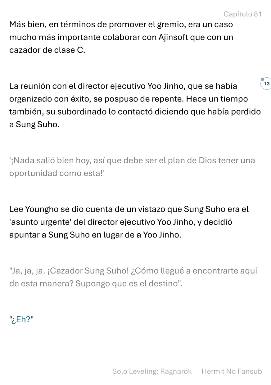 Página 14 del Manga