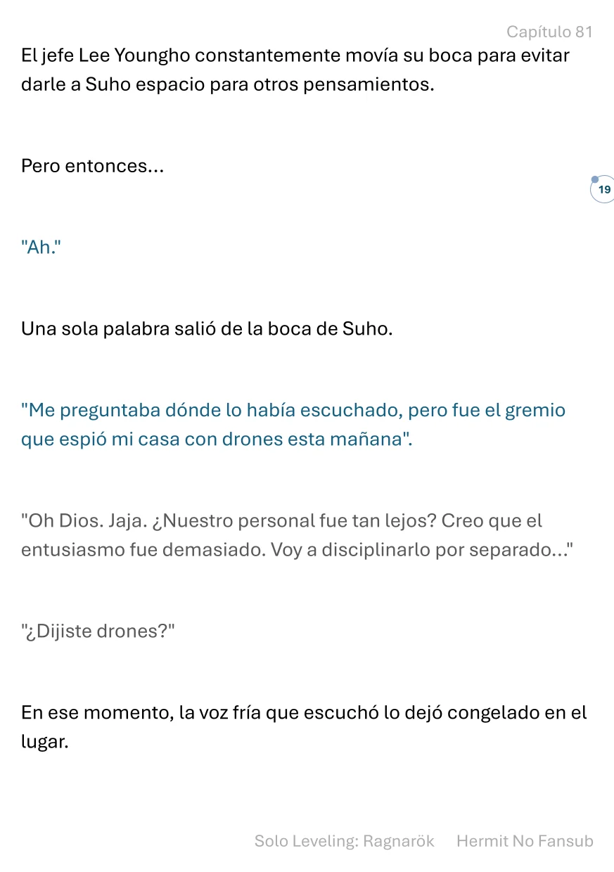 Página 20 del Manga