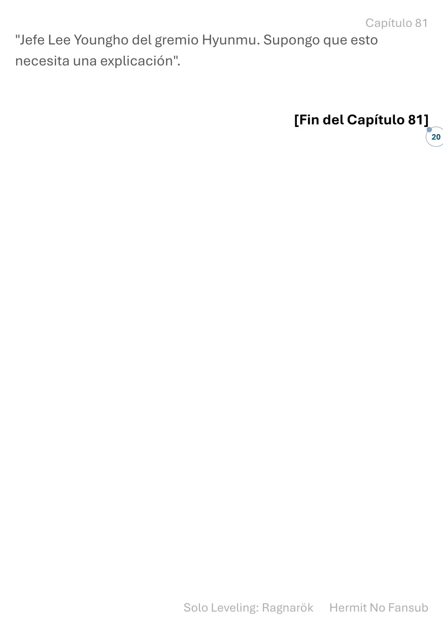 Página 21 del Manga