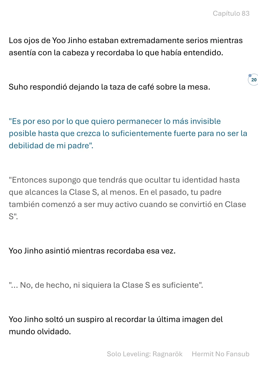 Página 21 del Manga