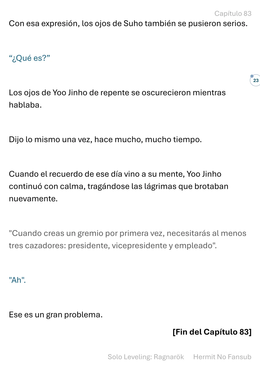 Página 24 del Manga