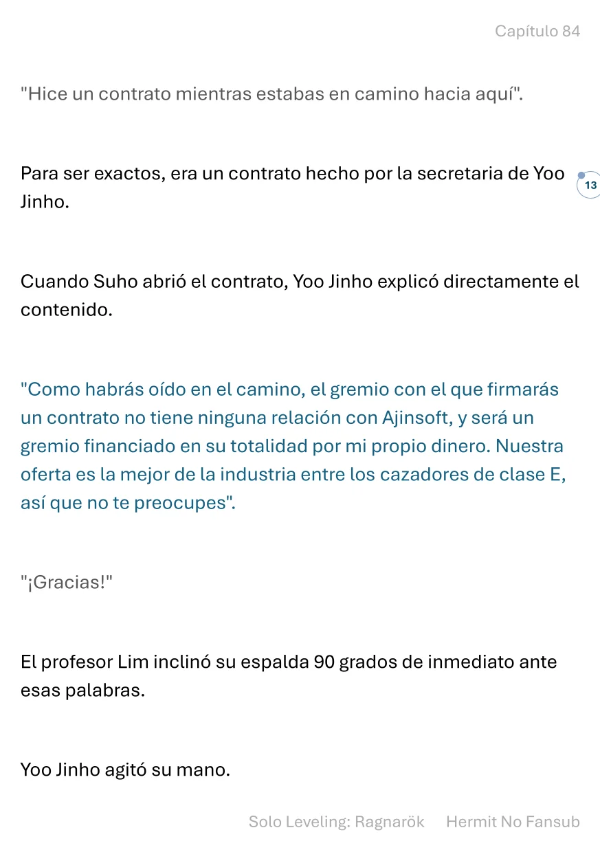 Página 14 del Manga