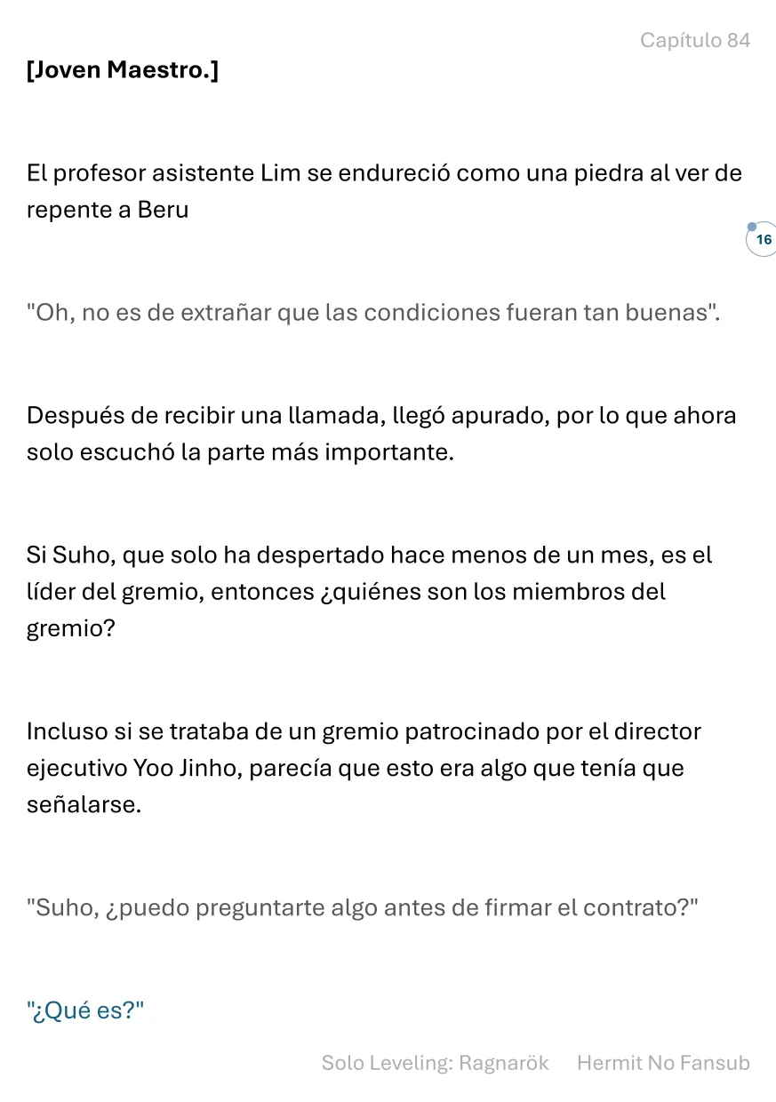 Página 17 del Manga