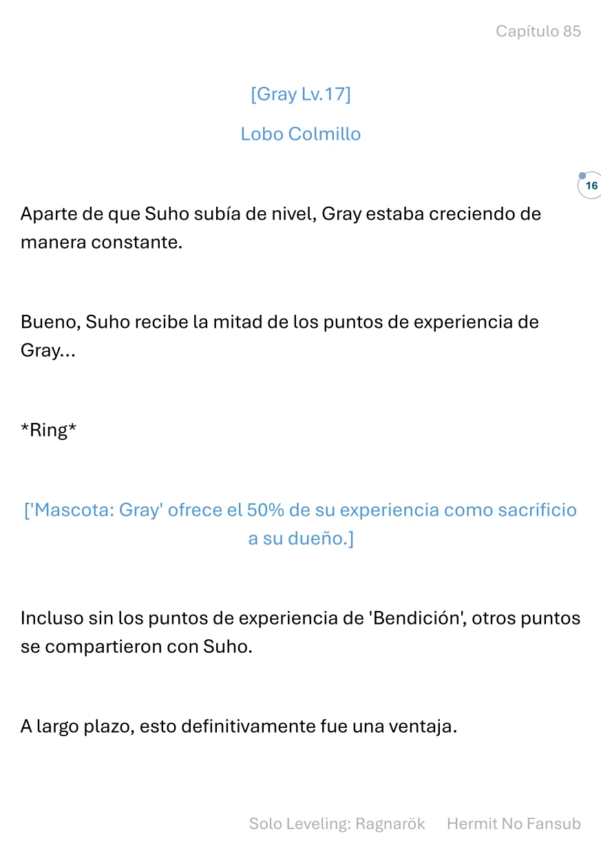 Página 17 del Manga