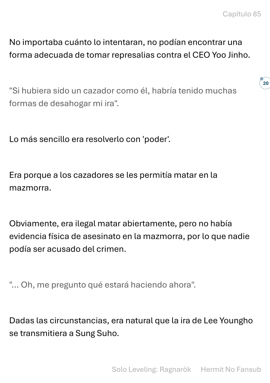 Página 21 del Manga