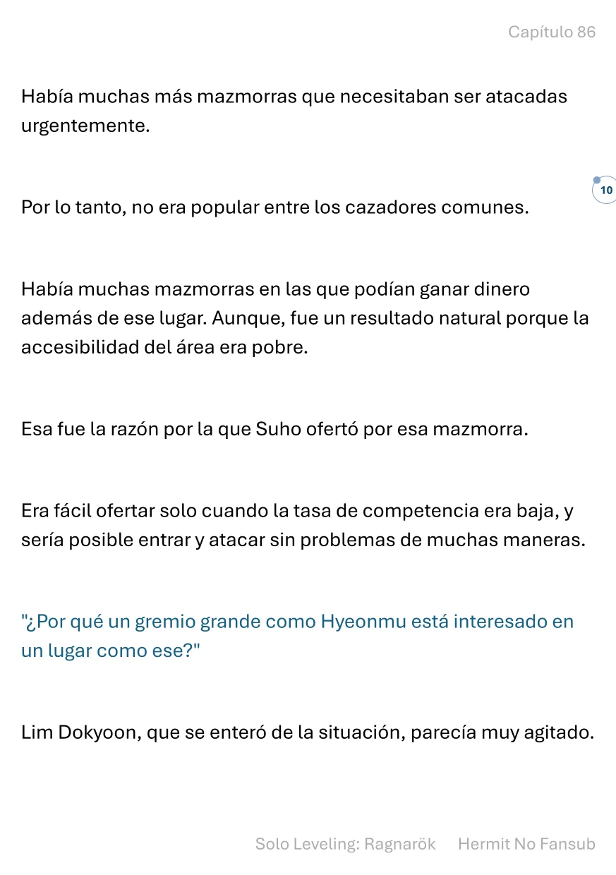 Página 11 del Manga