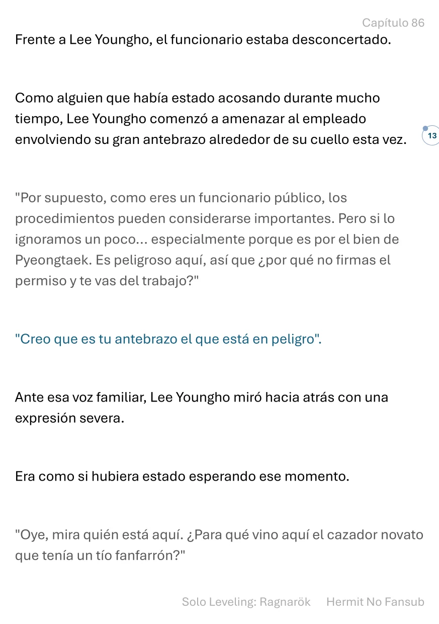 Página 14 del Manga