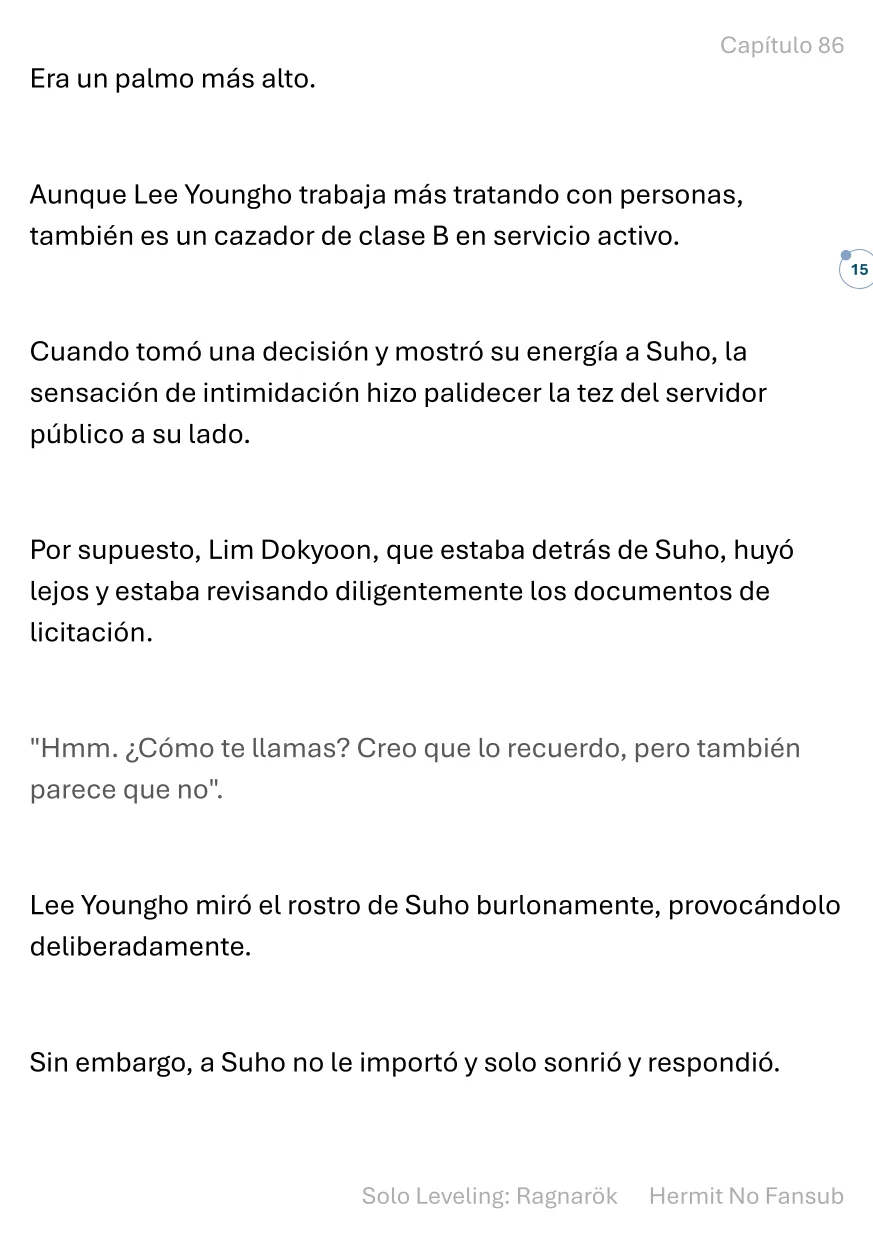 Página 16 del Manga