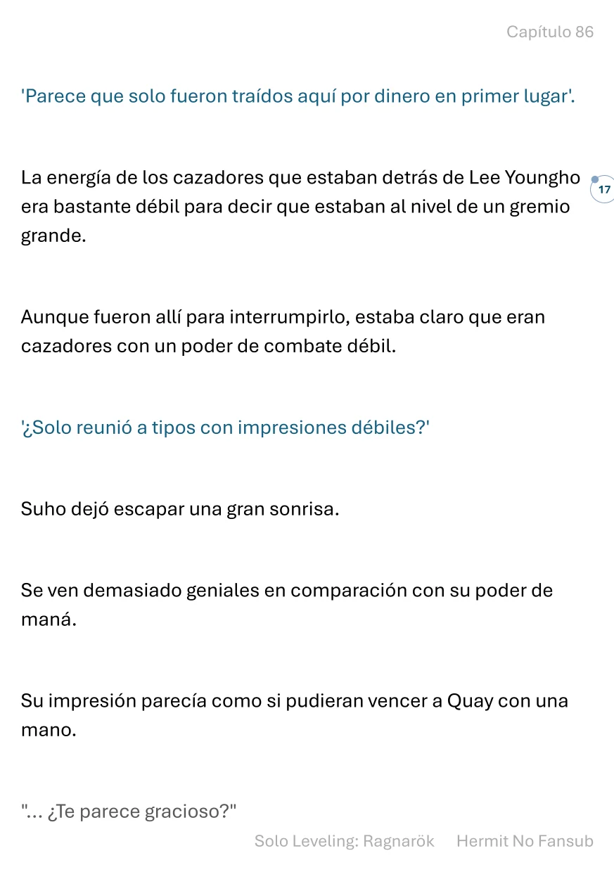 Página 18 del Manga