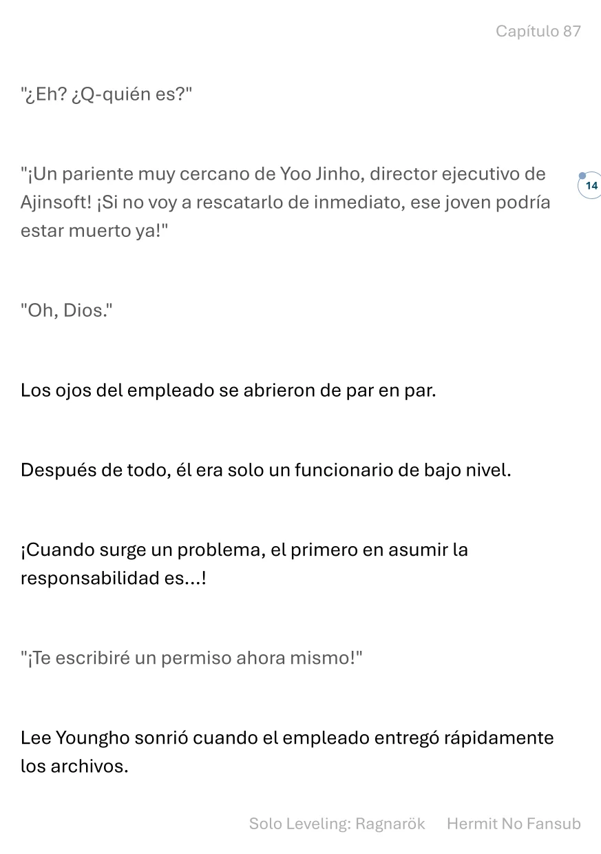 Página 15 del Manga