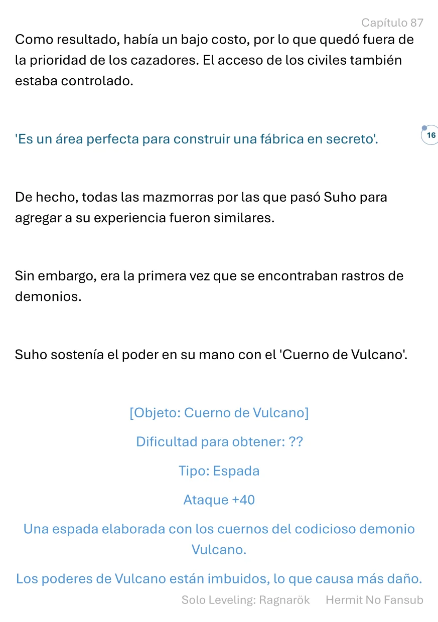 Página 17 del Manga