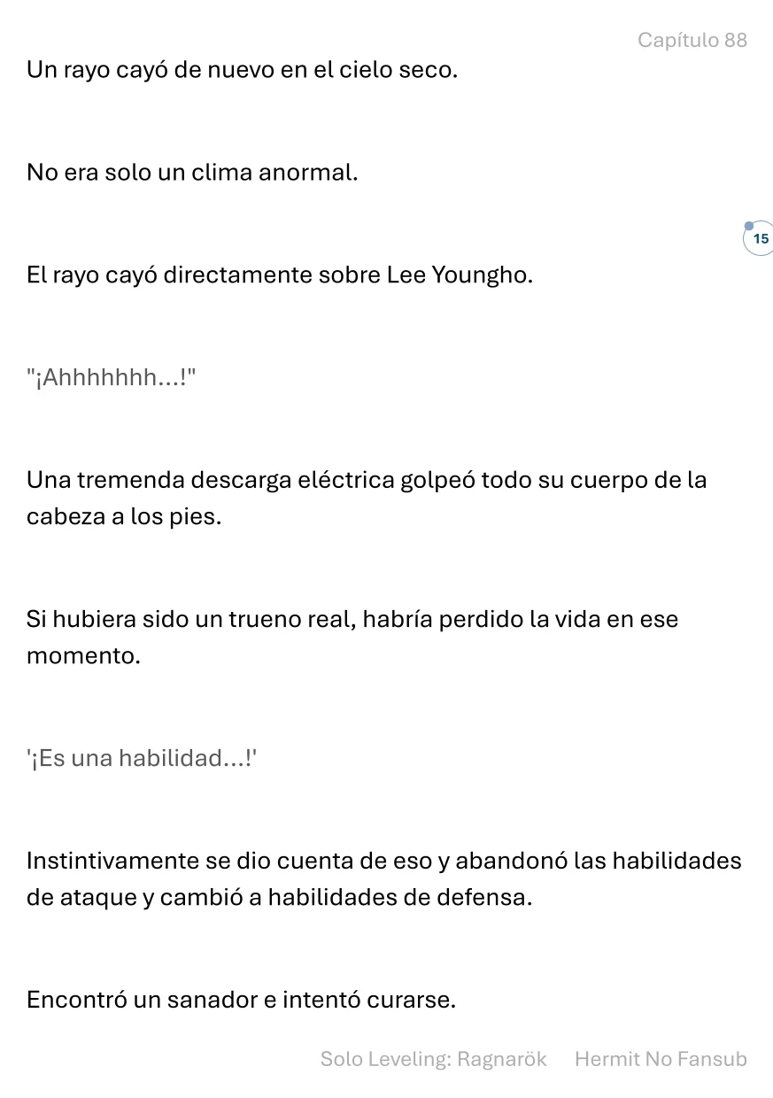 Página 16 del Manga