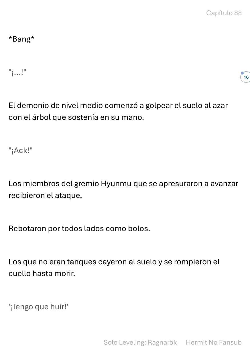 Página 17 del Manga