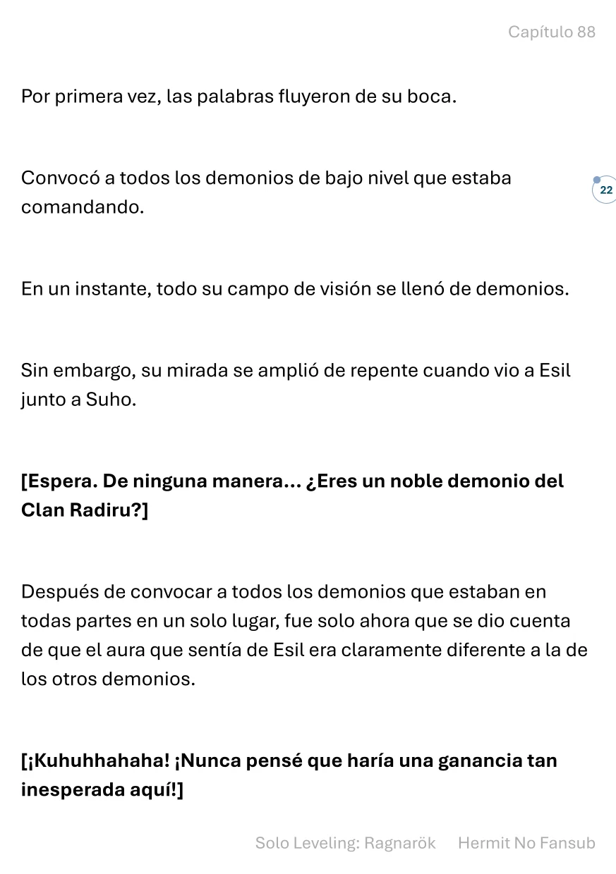 Página 23 del Manga