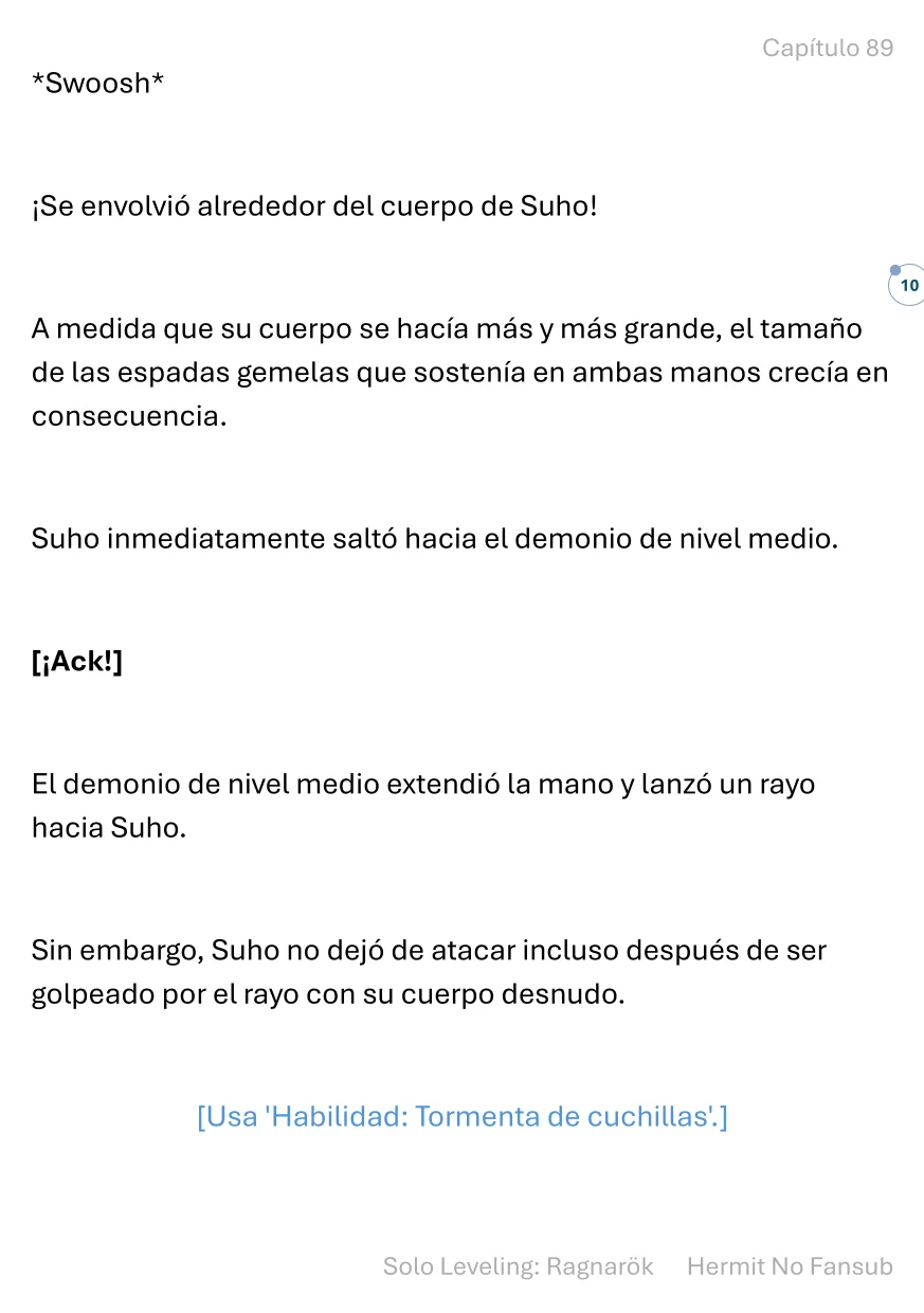 Página 11 del Manga