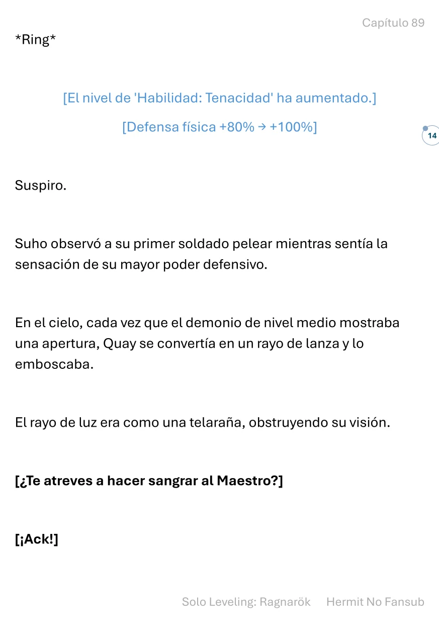 Página 15 del Manga