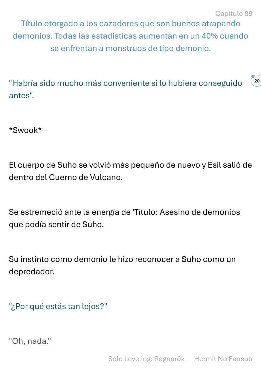 Página 21 del Manga