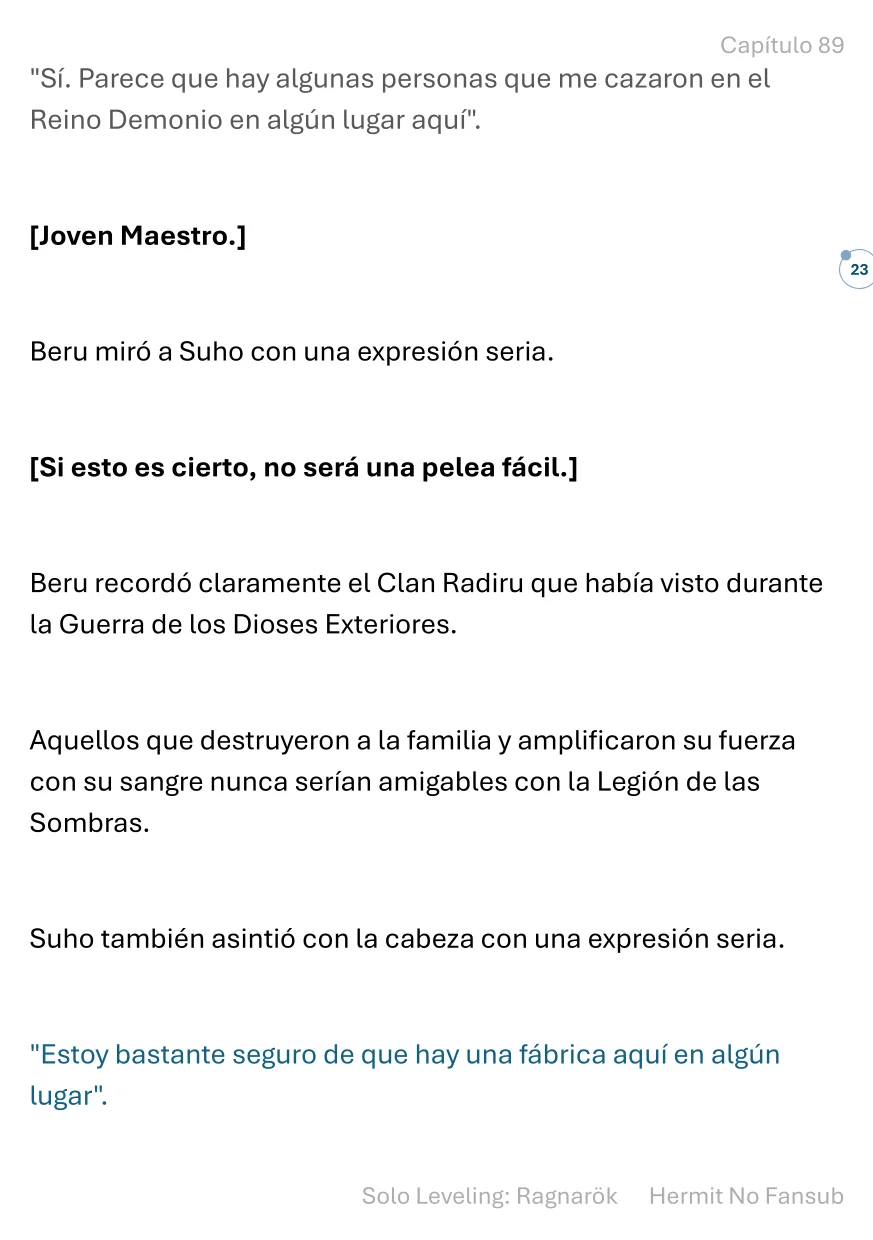 Página 24 del Manga