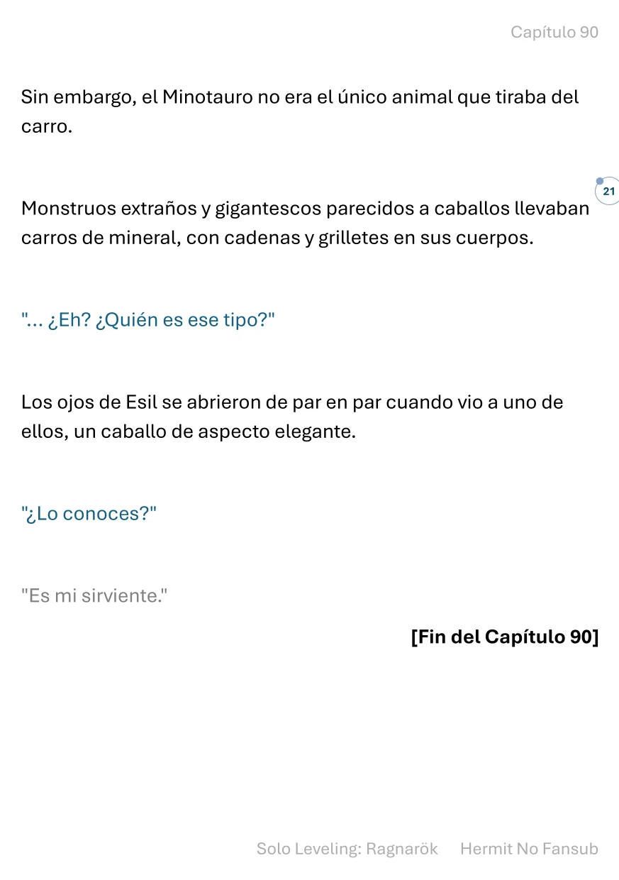 Página 22 del Manga