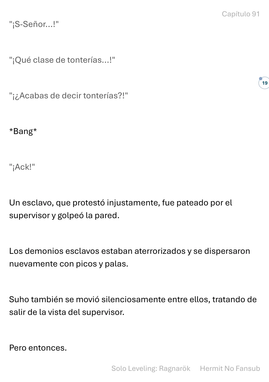 Página 20 del Manga