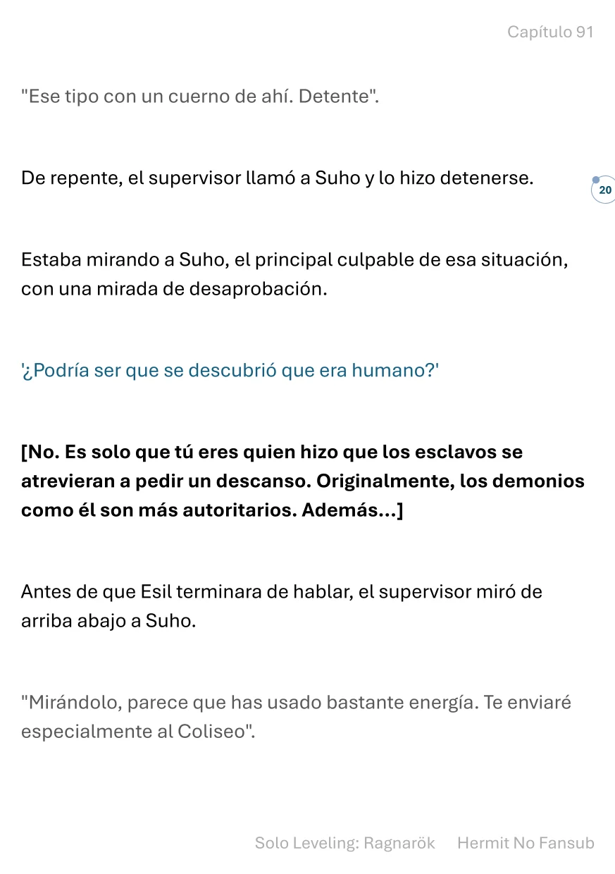 Página 21 del Manga