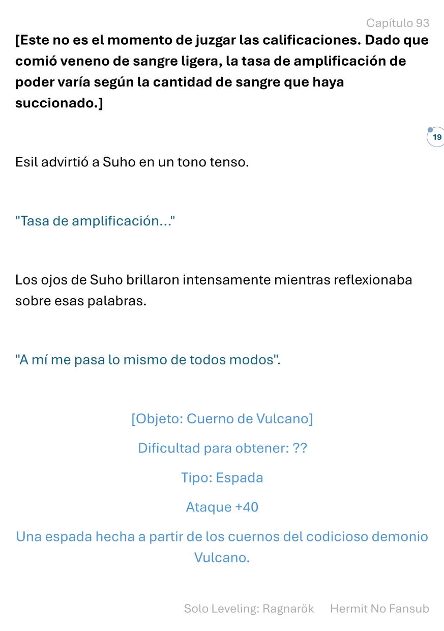 Página 20 del Manga