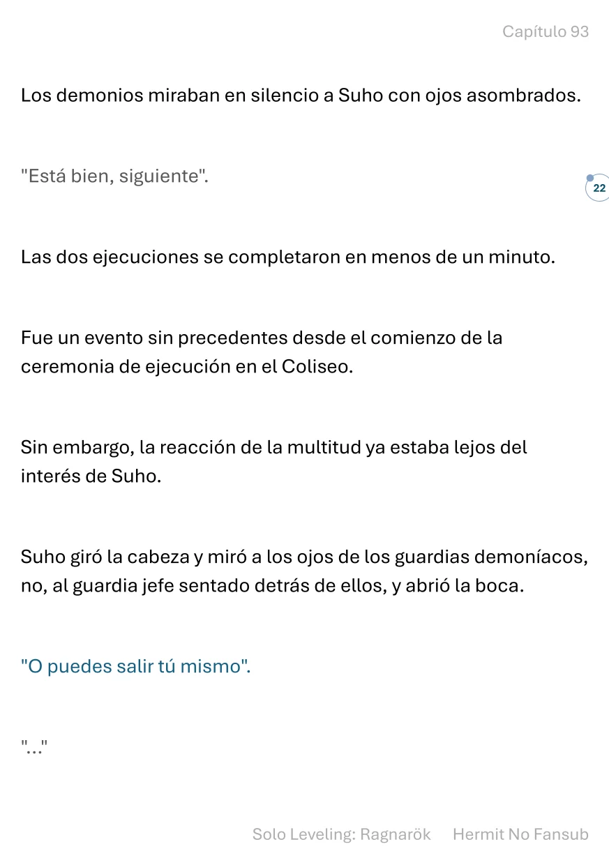 Página 23 del Manga