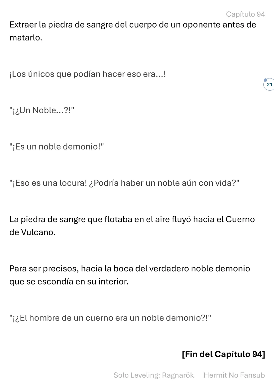 Página 22 del Manga