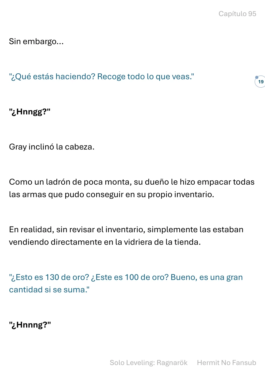 Página 20 del Manga